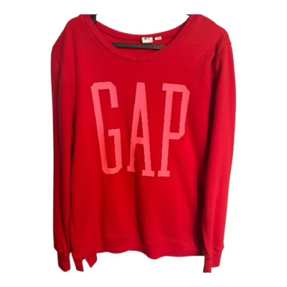 GAP Vibrant Red Crewneck - Picture 1 of 6